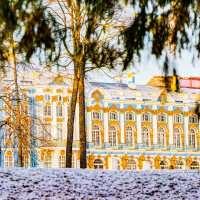 Ekaterininsky Palace, Tsarskoye Selo (Pushkin) suburb of Saint Petersburg.