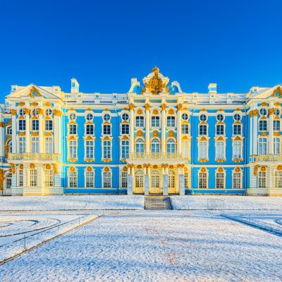 Ekaterininsky Palace, Tsarskoye Selo (Pushkin) suburb of Saint Petersburg.