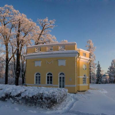 Upper Bathhouse in a clear cold winter day