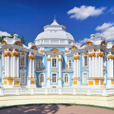 Pavilion Hermitage in Tsarskoe Selo. St. Petersburg