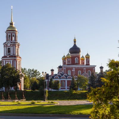 Orthodox Resurrection Cathedral in Staraya Russa, Russia