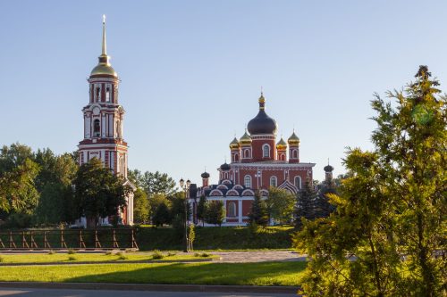 Orthodox Resurrection Cathedral in Staraya Russa, Russia