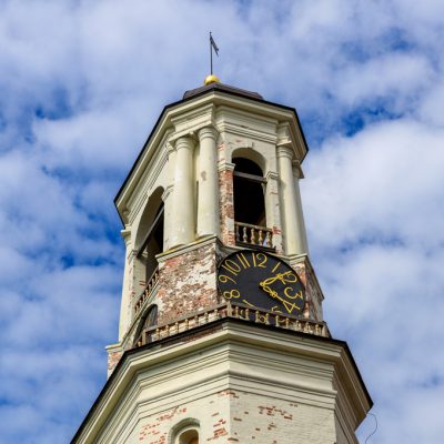 Clock tower in Vyborg  former bell tower of the Old Cathedral