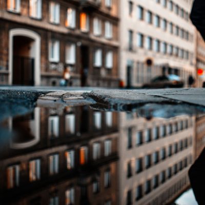 reflection-building-puddle-city