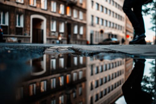 reflection-building-puddle-city