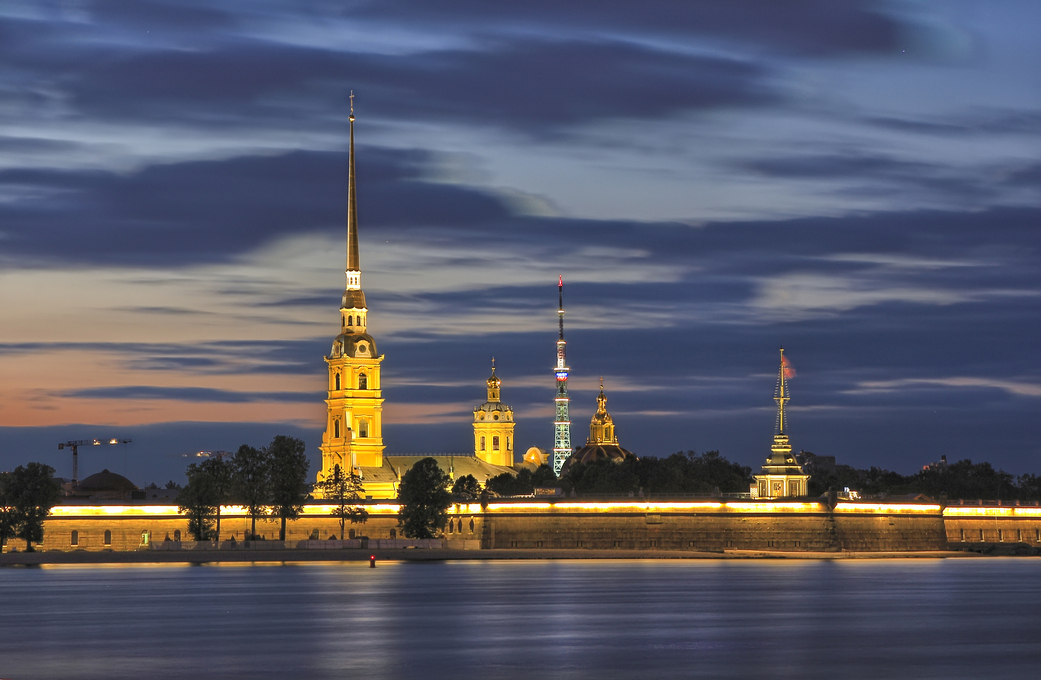 Санкт Петербург Петропавловская крепость со стрелки