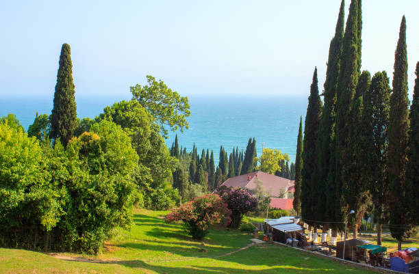 Small village on the shores of the Mediterranean Sea