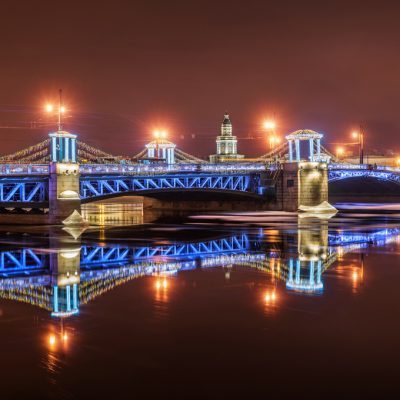 New Year's Palace Bridge in St. Petersburg
