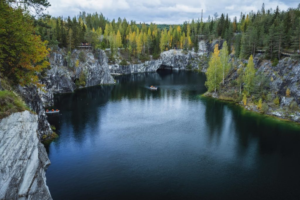 В горном парке Рускеала