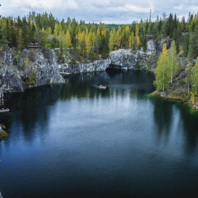 В горном парке Рускеала
