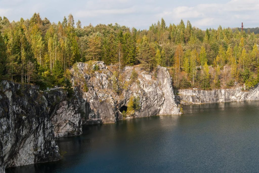 Каньон в парке Рускеала