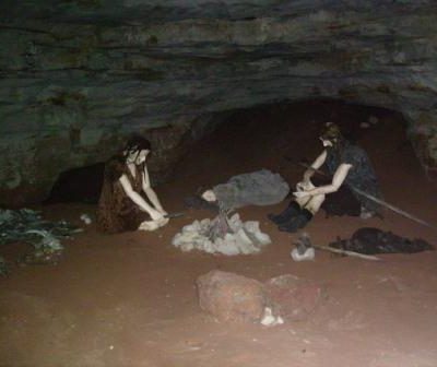Саблино пещера первобытные люди