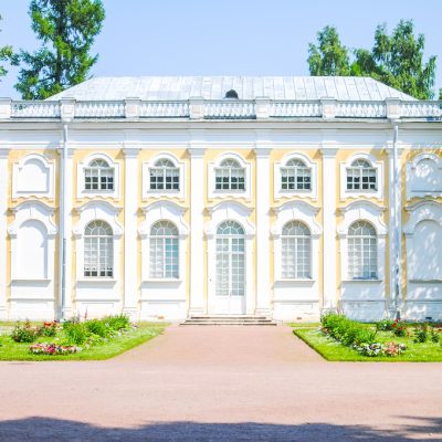 magnificent buildings in Oranienbaum Lomonosov. St. Petersburg