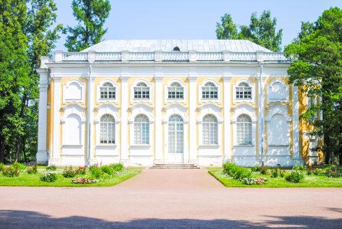 magnificent buildings in Oranienbaum Lomonosov. St. Petersburg