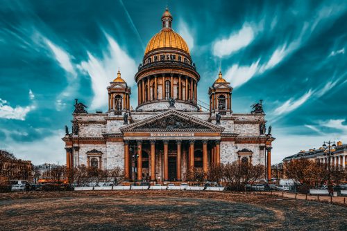 Saint Isaac's Cathedral- greatest architectural creation. Saint Petersburg.