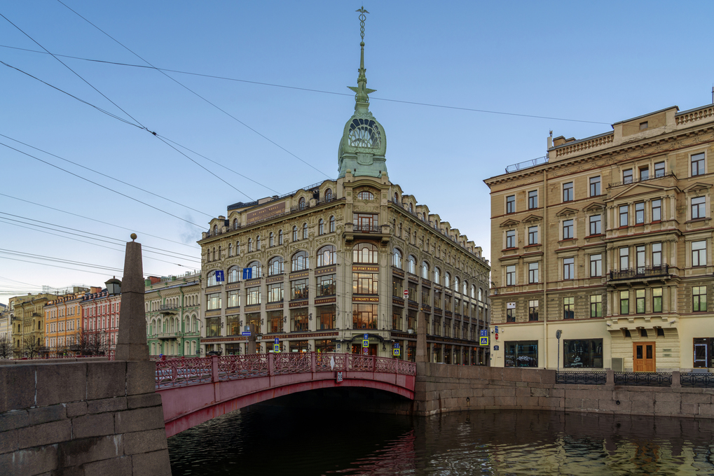 St. Petersburg, Russia, 10.24.2021: View of the building of the