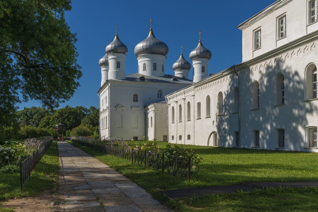 View of the Spassky Cathedral of St. George (Yuryev) Monastery a